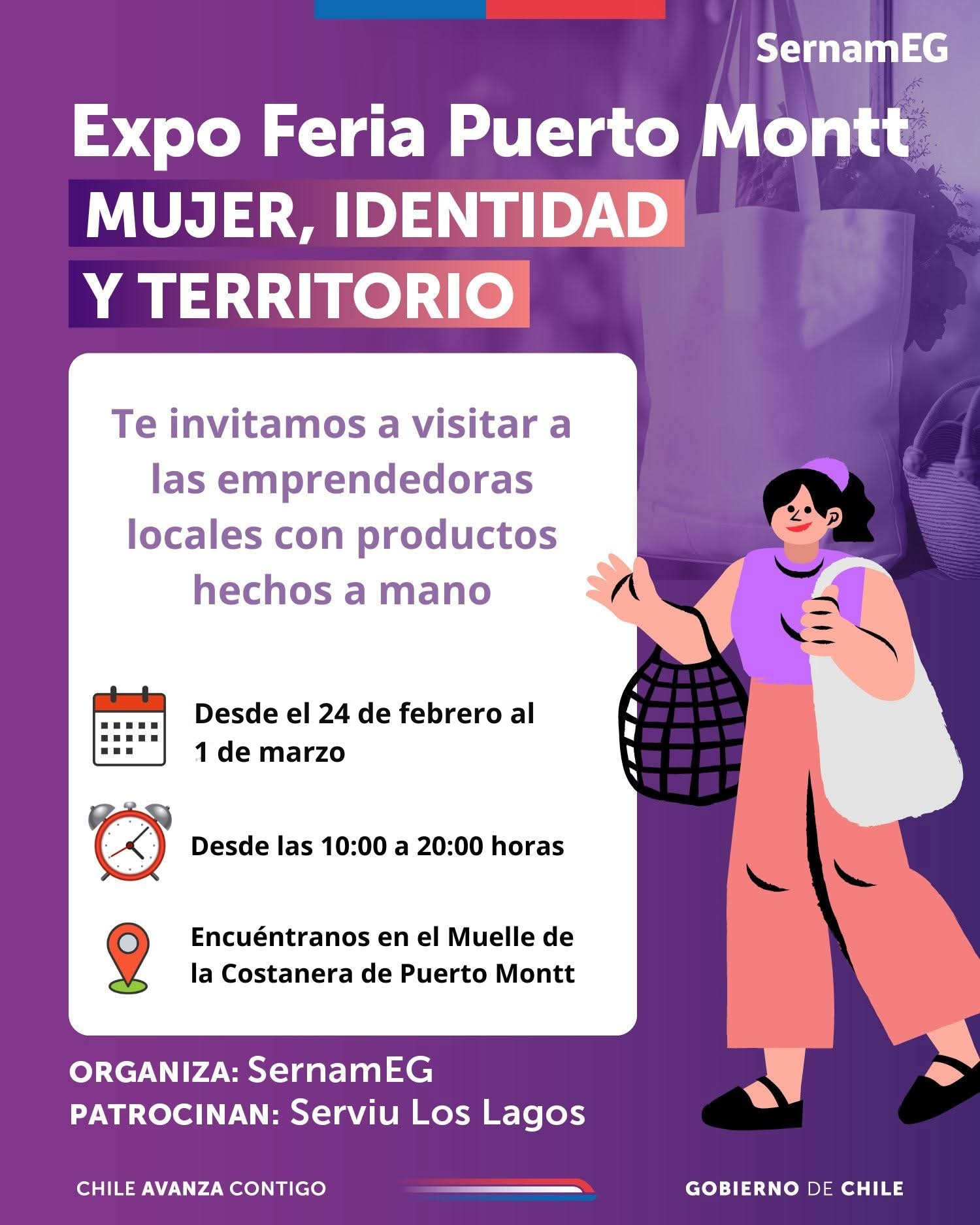 Expo Feria Puerto Montt - Mujer, Identidad y Territorio